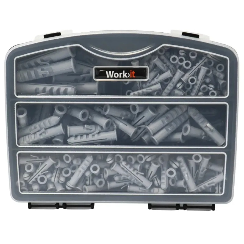Workï It Assorterede Plugs Sortimentskasse Med 230 Dele