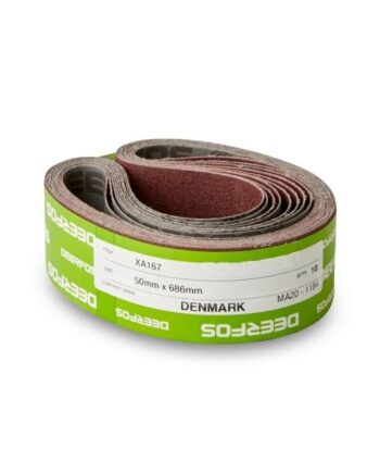 50x686mm Lærreds Slibebånd Korn P40