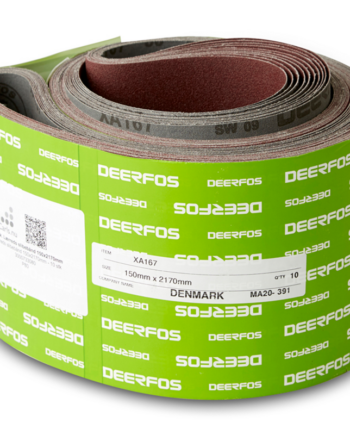 150x2170mm  Lærreds Slibebånd 10 Stk  Korn P40