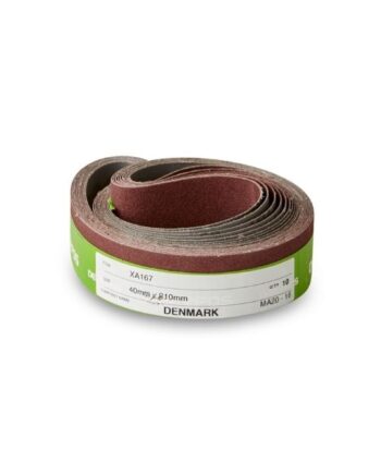 40x810mm Lærreds Slibebånd 10 Stk   Korn P60
