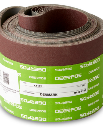 150x2510mm Lærreds Slibebånd 10 Stk  Korn P60