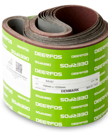 150x1220mm Lærreds Slibebånd 10 Stk   Korn P40