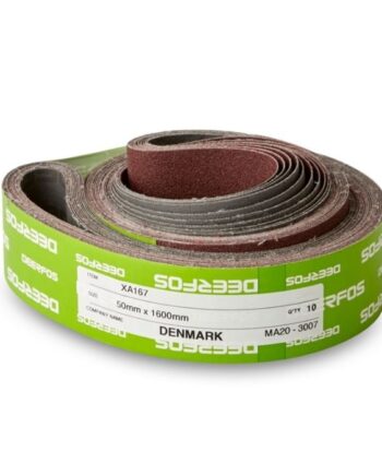 50x1600mm 10 Stk  Lærreds Slibebånd  Korn P40