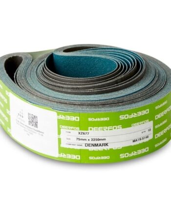75x2250mm Zirkon Slibebånd 10 Stk   Korn P24