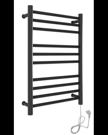 Adora El-håndklædetørre 80 Watt 78x50 Cm Sort Rustfrit Stål