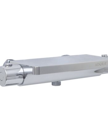 Adora Exigo Comfort Plus Cc150 Term Armatur  Krom Hvid Glas