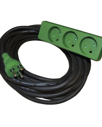Blue Electric Kabelsæt Neopren 5m Med Jord Og   Stikdåse 3x1 5mmâ  1556324