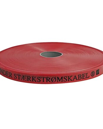 Blue Electric Markeringsbånd 25x0 3mm 250m Rød Stærkstrøm 9510012