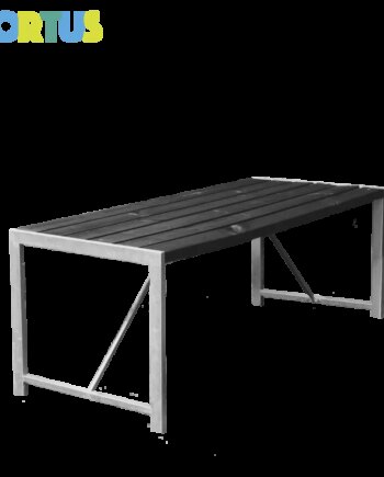 Bord  -model Sort Grundmalet Og Galvaniseret Stel 801-095
