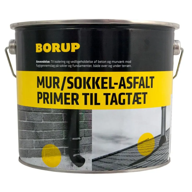 Borup Mur   Sokkelasfalt    Primer Til Tagtæt   8lt