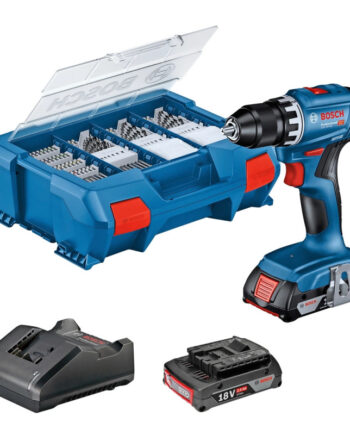 Bosch Akkubore- Skruemaskine Gsr 18v-45 2x2ah 82ac  -boxx 06019k3205