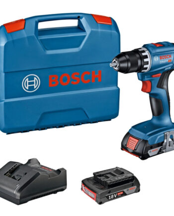 Bosch Akkubore- Skruemaskine Gsr 18v-45 2x2ah  -case 06019k3202
