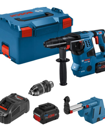 Bosch Akkuborehammer Gbh 18v-28 Cf 2x8ah Gde Sb  -boxx 611921003