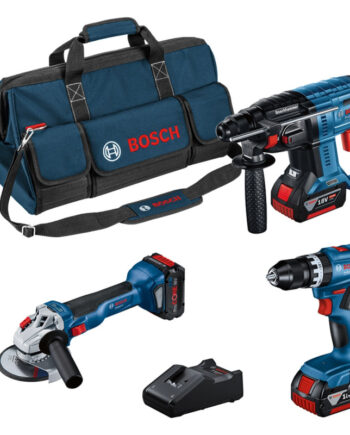 Bosch Akkusæt 18v 2x5 1x5 5ah Gsb 18v-45 Gws18v-10 Gbh18v-21 0615990n29