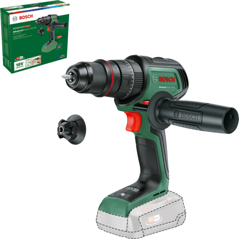 Bosch Akkuslagboremaskine Advanced 18v-80 Solo 06039e2100