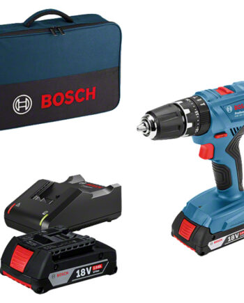 Bosch Akkuslagboremaskine Gsb18v-21 2x2a Taske 0615990k41 Udgået Vare