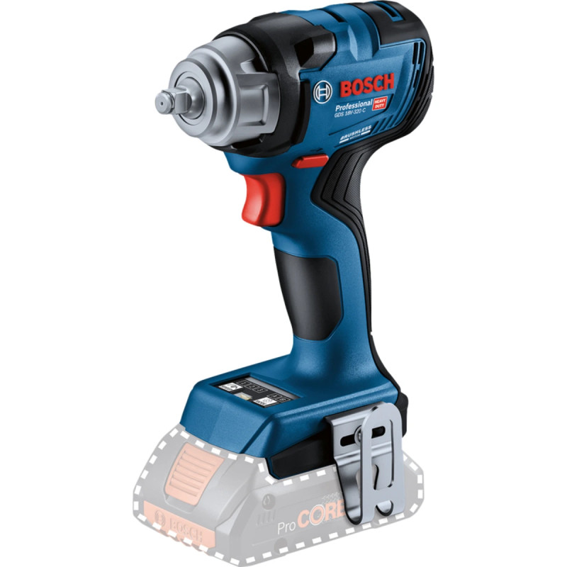 Bosch Akkuslagnøgle Gds 18v-320 2x4ah Pc -boxx 136 06019l5101