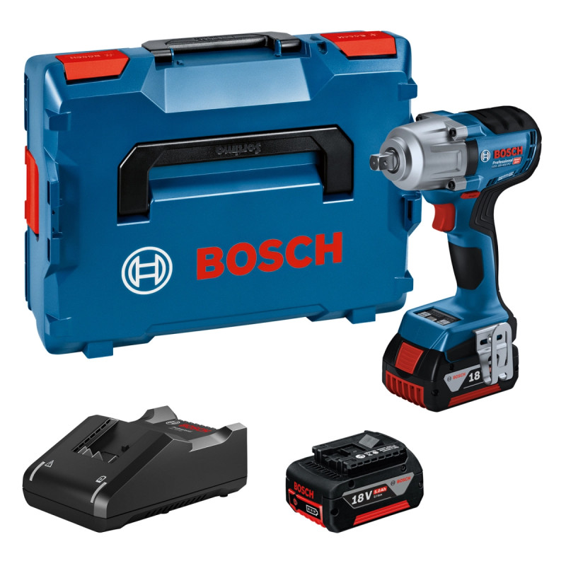 Bosch Akkuslagnøgle Gds 18v-450 Pc 2x5ah -boxx 06019k4103