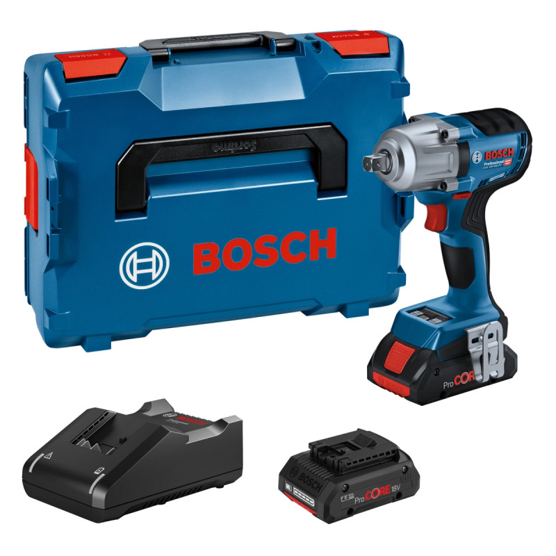 Bosch Akkuslagnøgle Gds 18v-450 Pc 2x4ah Pc -boxx 06019k4102