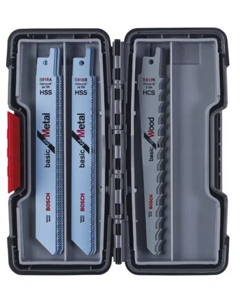 Bosch Bajonetsavkl 15 Stk Træ Met Basic   Box 2607010901