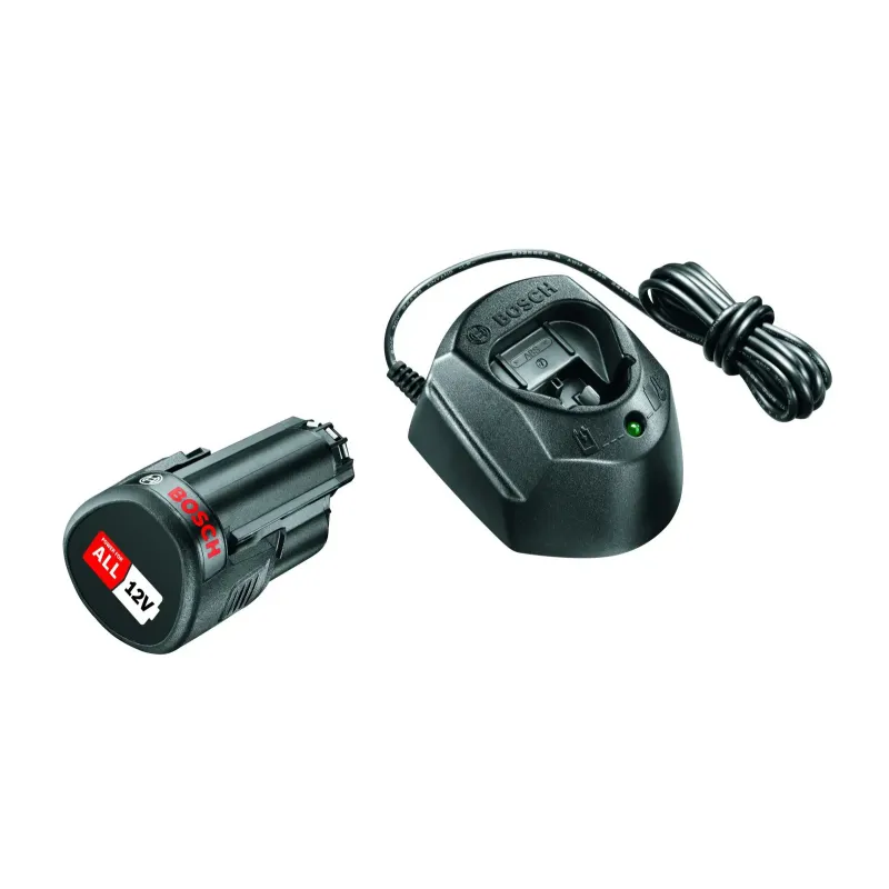 Bosch Batterisæt 12v   5ah  -gal 1210 Lader 1600a01l3d