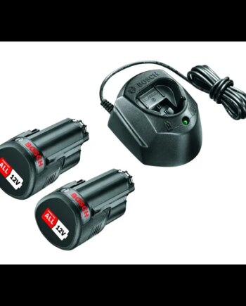 Bosch Batterisæt 12v 2x1 5ah  -gal12 Lader 1600a01l3e