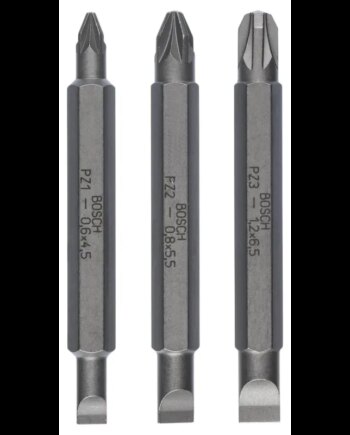 Bosch Bits Dobbel Lige Pz  :60mm   Stk 2607001747