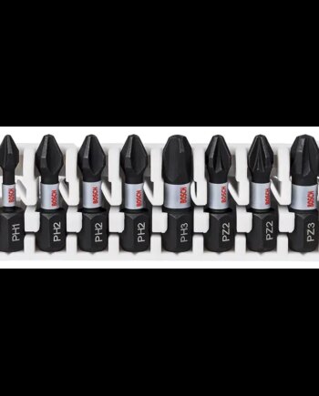 Bosch Bitssæt Impact Ph Pz1- -  25mm 8stk 2608522323