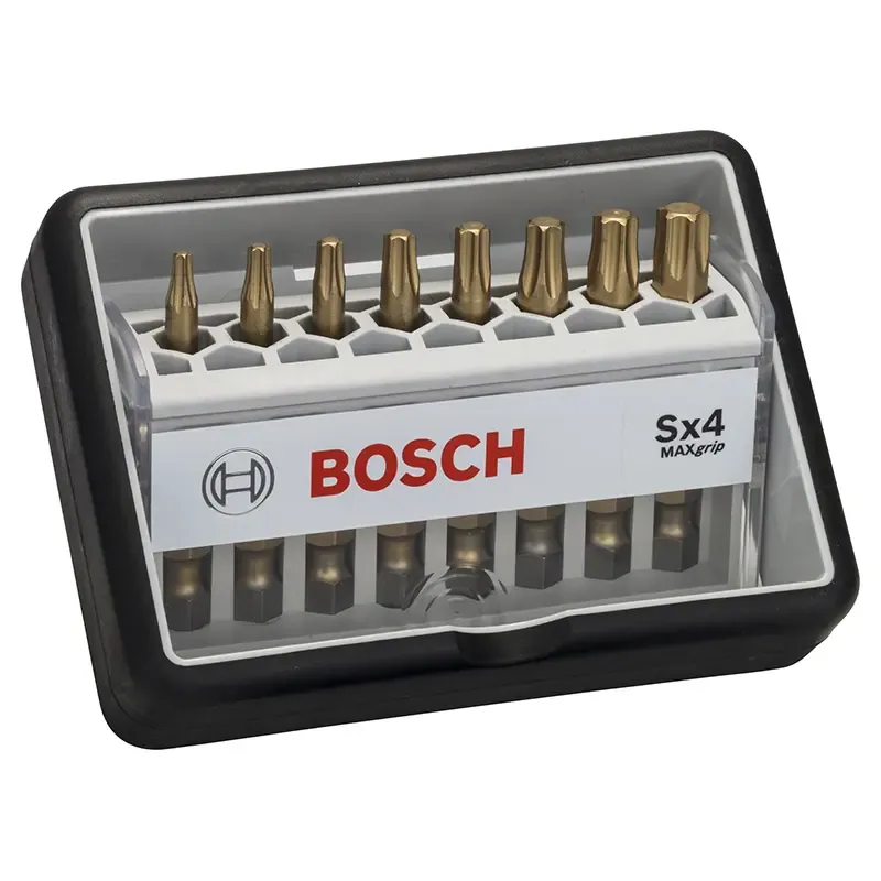 Bosch Bitssæt Sx4 T8-40 Maxgrip 49mm   Stk 2607002573