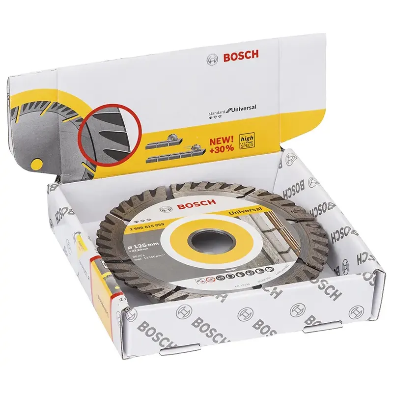 Bosch Diamantskive Std Univ 125x22 23mm 10stk 2608615060