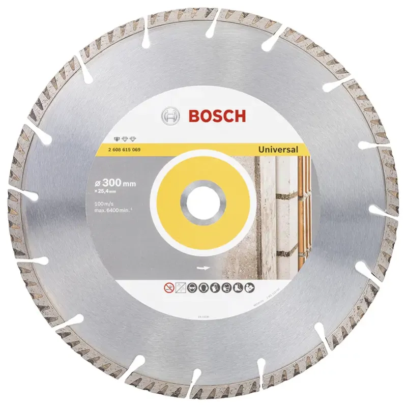 Bosch Diamantskive Std Univresal 300x25 4mm 2608615069