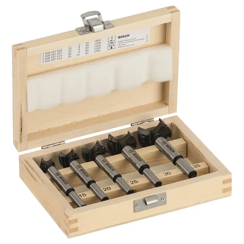 Bosch Forstnerborsæt Hm ø15-20-25-30-35mm 5stk 2607018750