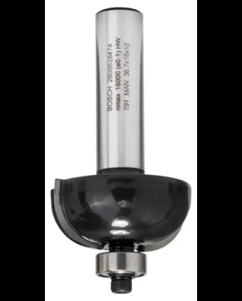 Bosch Hulkehlfræser   Kugleleje Hm 12x12x16mm 2608628474