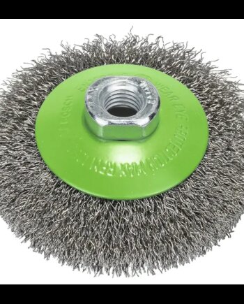 Bosch Konusbørste Bølget 100mm Inox M14 2608622108