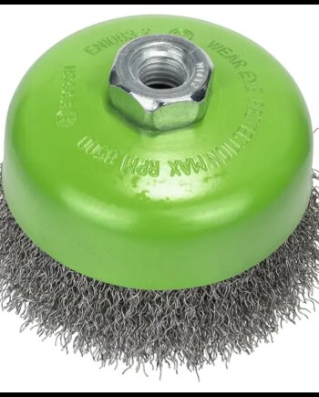 Bosch Kopbørste Bølget 100mm Inox M14 2608622103