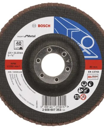Bosch Lamelslibeskive Bm 125x22mm K40 Flad 2608607353