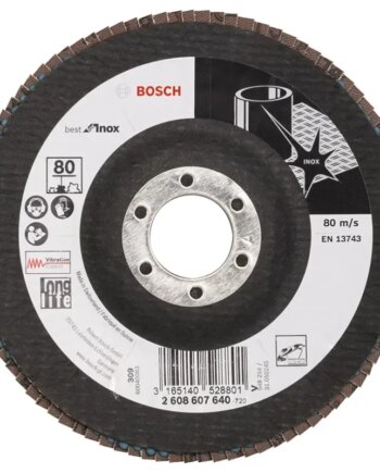 Bosch Lamelslibeskive ø125x22 Inox K80 2608607640
