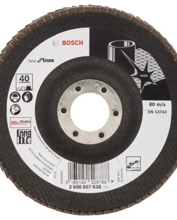 Bosch Lamelslibeskive ø125x22 Inox K40 2608607638
