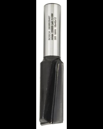 Bosch Notfræser Hm ø18 Al:40mm 12mm Skaft 2608628467