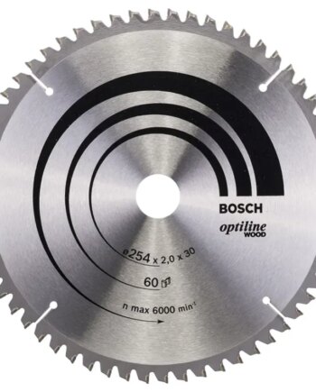 Bosch Rundsaklinge 254x30mm 60t -5gr Træ 2608640436