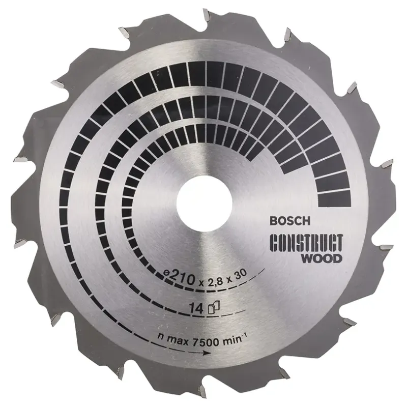 Bosch Rundsavsklinge Construct 210x2 8x30 Mm 14 Tdr 2608640634