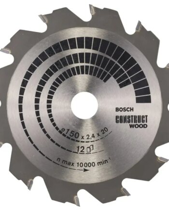 Bosch Rundsavsklinge Construct ø150x2 4x20 16mm 12t 2608641199