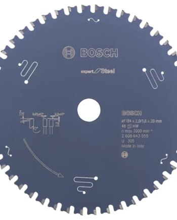 Bosch Rundsavsklinge Exp Steel 184x20mm 48t 2608643055