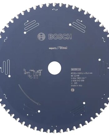 Bosch Rundsavsklinge Exp Steel 254x25 4mm 60t 2608643059