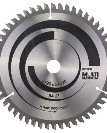 Bosch Rundsavsklinge  Multi 190x2 4x20 Mm 54 Tdr 2608640508