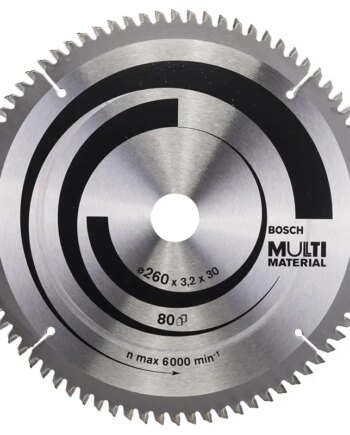 Bosch Rundsavsklinge Multimaterial 260x30mm 80t 2608641204