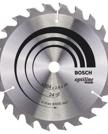 Bosch Rundsavsklinge Optiline 184x2 6x16mm 24t 2608640817