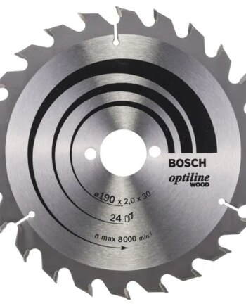 Bosch Rundsavsklinge Optiline 190x2 0x30mm 24t 2608641185