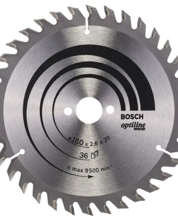 Bosch Rundsavsklinge Optiline 160x2 6x20 16 Mm 36   2608640597