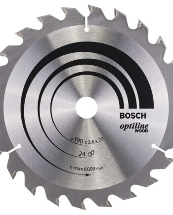 Bosch Rundsavsklinge Optiline 190x2 6x20mm 24t 2608640612